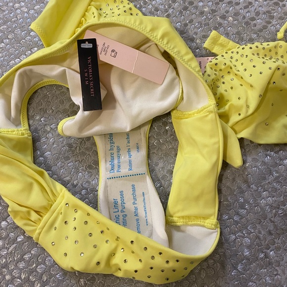 yellow crystal victoria secret bikini - Picture 4 of 6